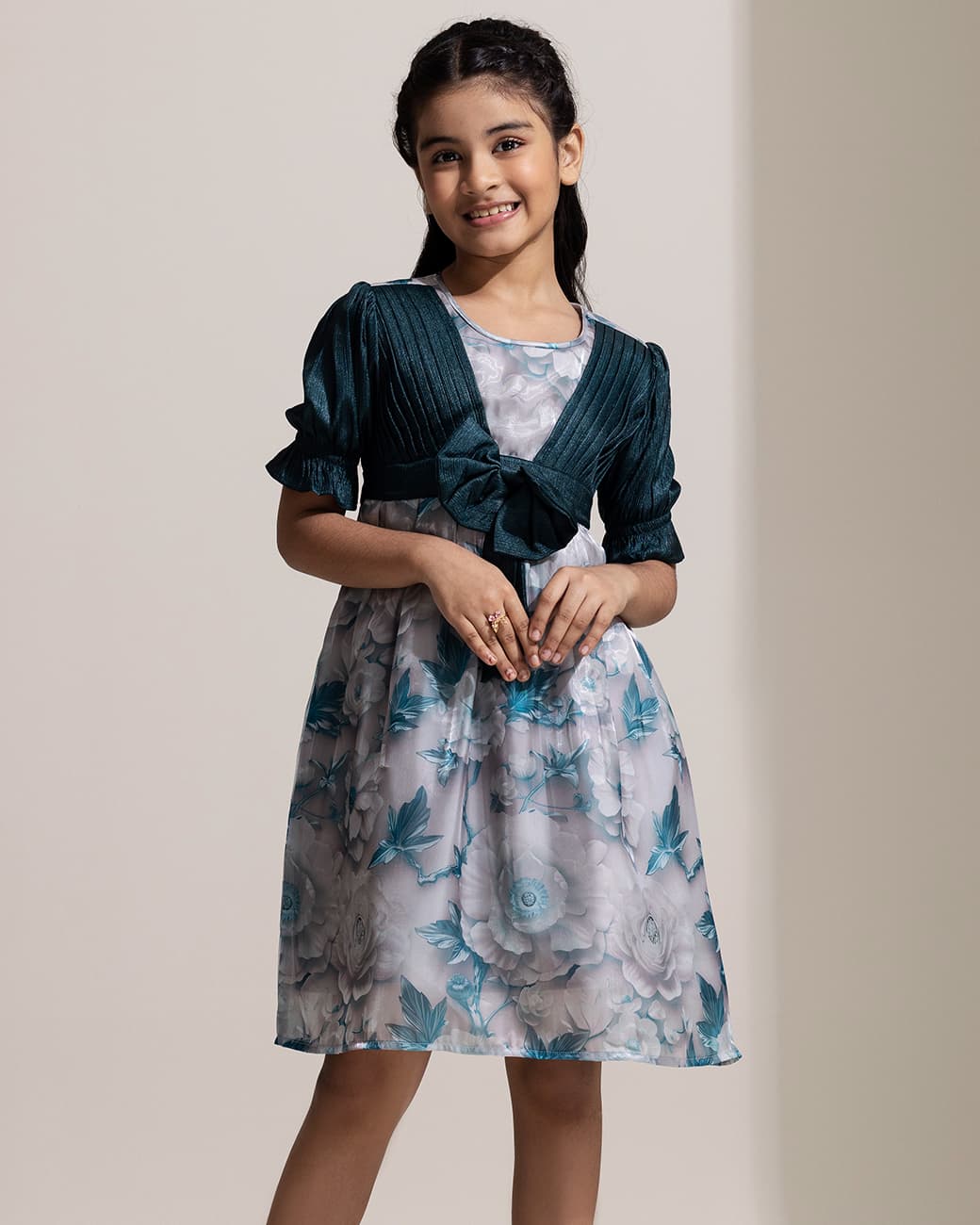 GIRLS FROCK (green)