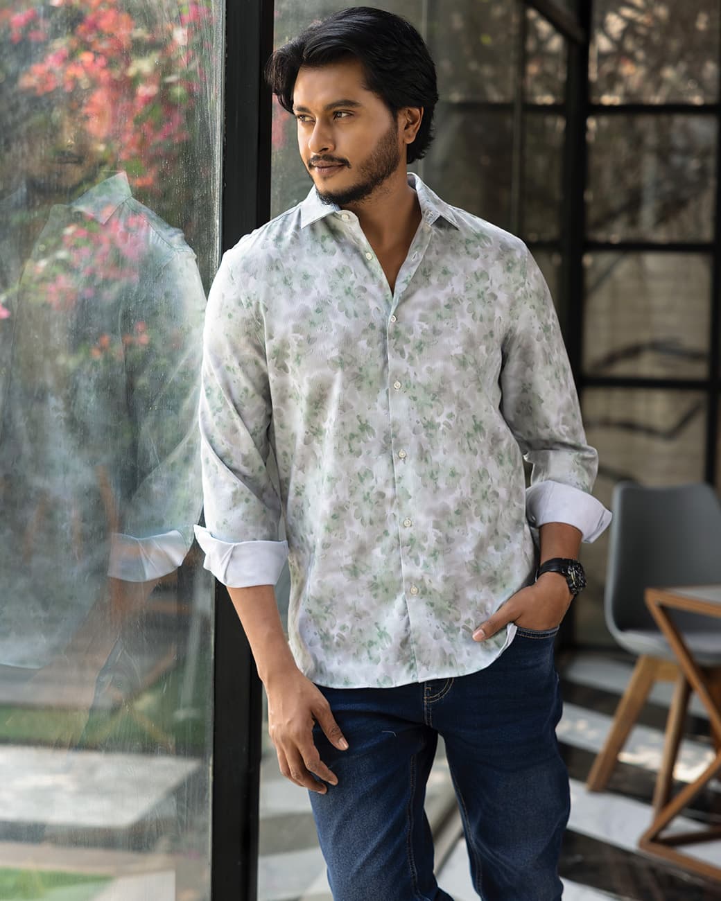 MENS CASUAL SHIRT (mint)