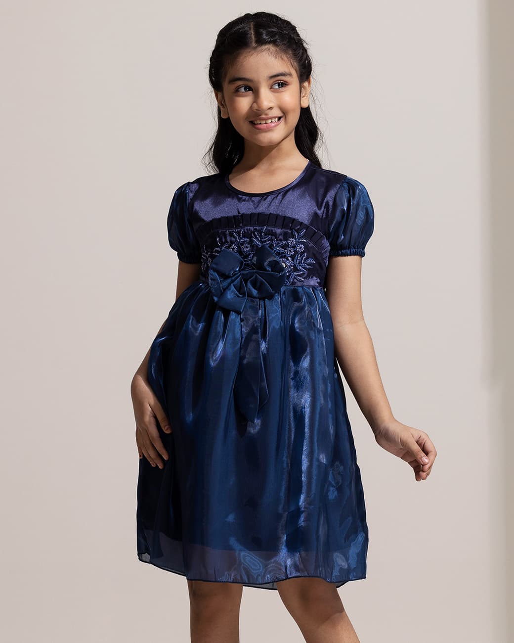 GIRLS FROCK (navy)
