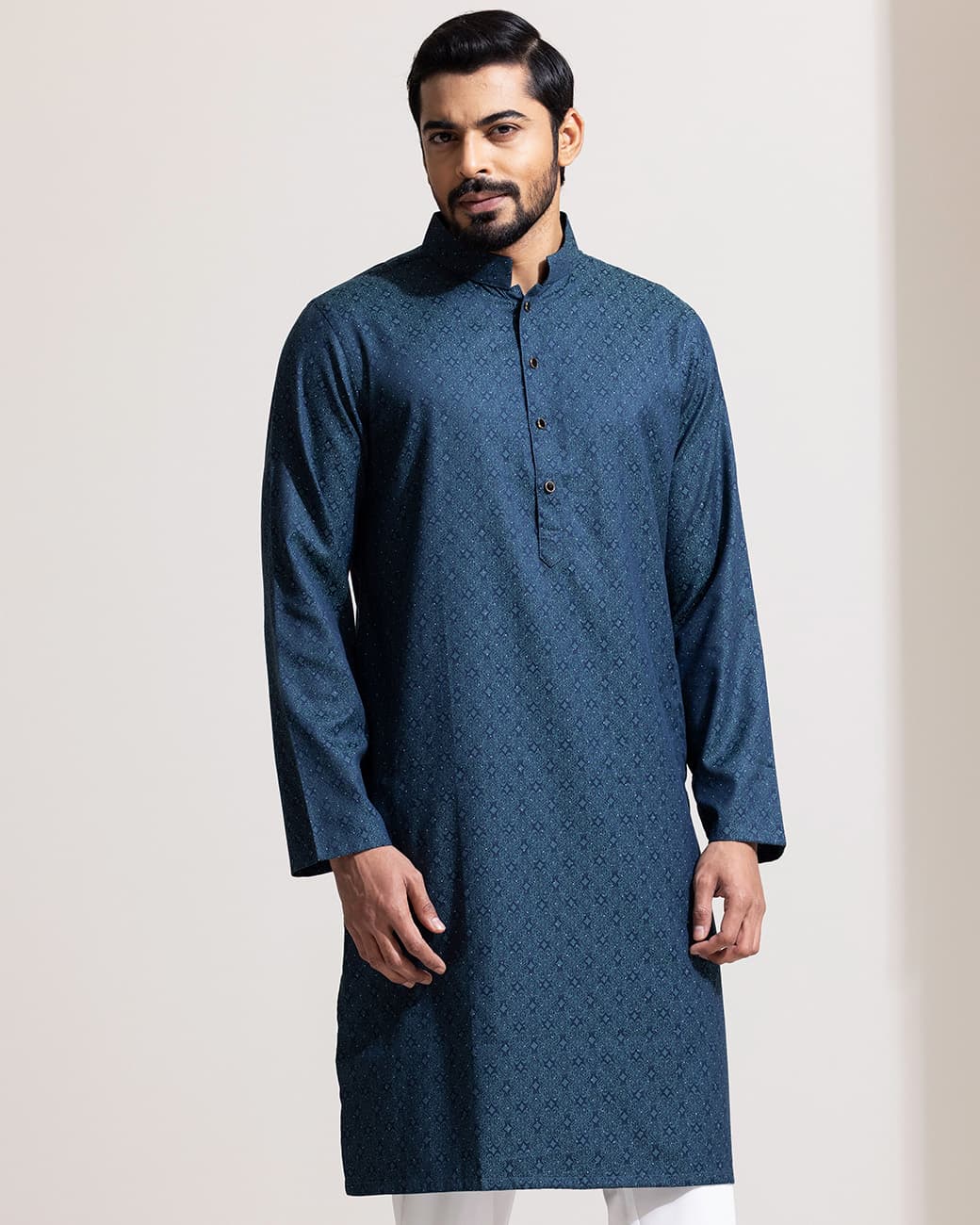 MENS CASUAL PANAJBI (blue)