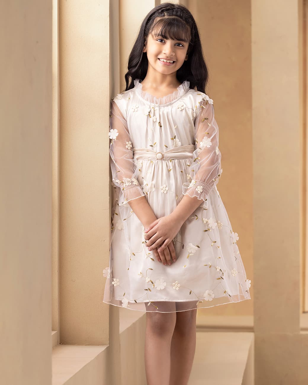 GIRLS FROCK (golden)