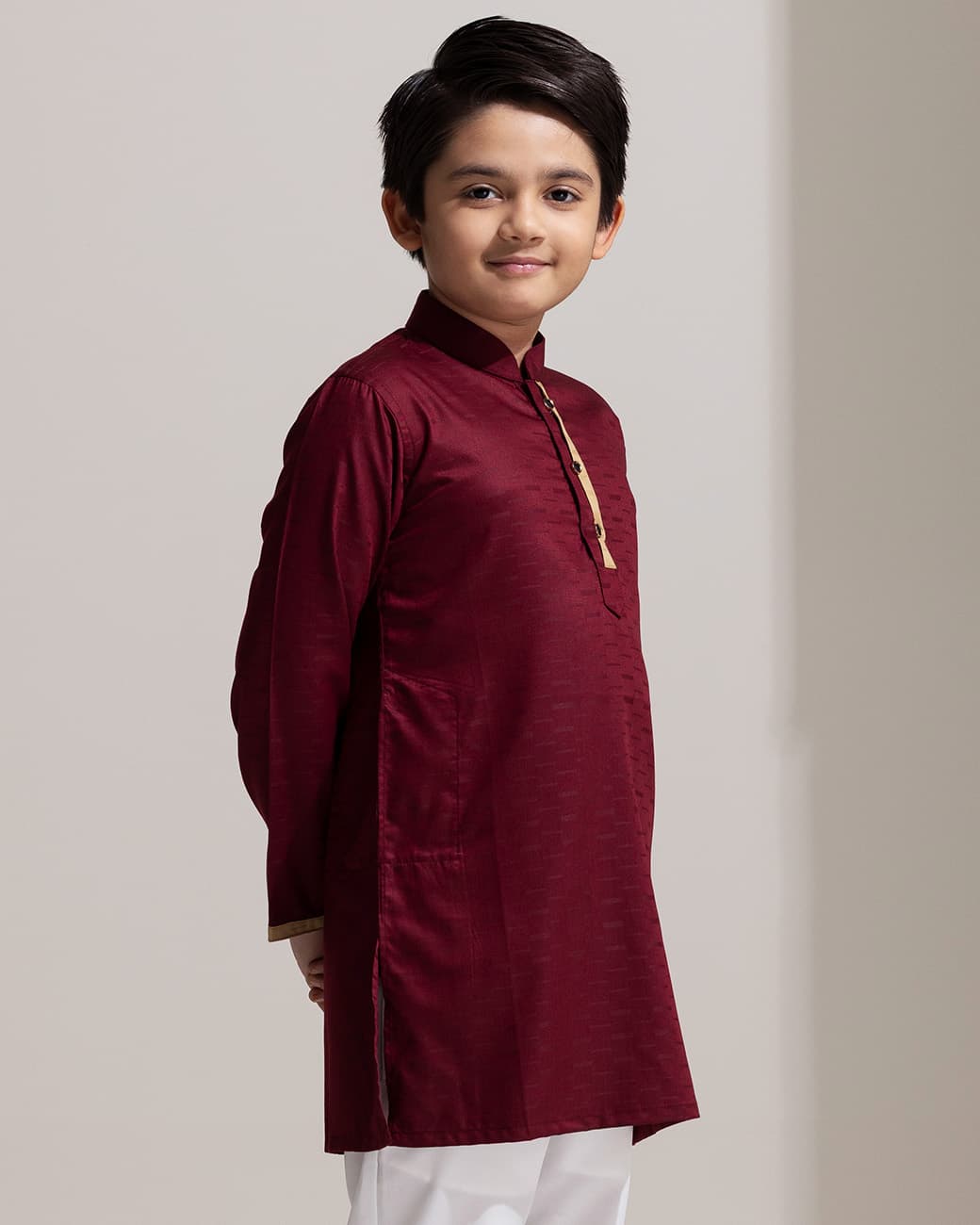 BOYS PANJABI (maroon)