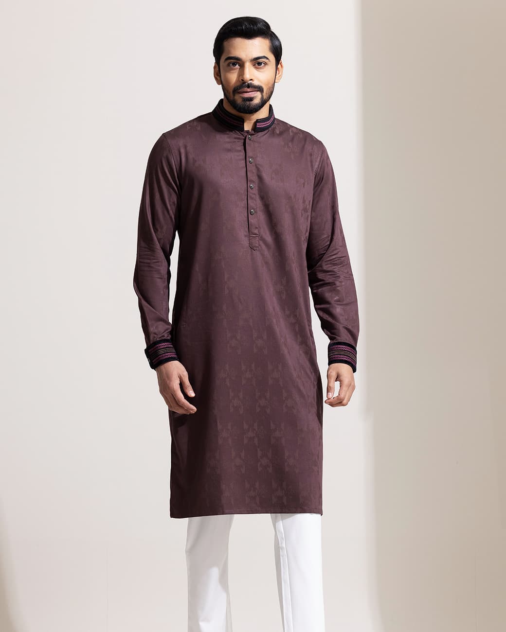 MENS PREMIUM PANJABI (brown)