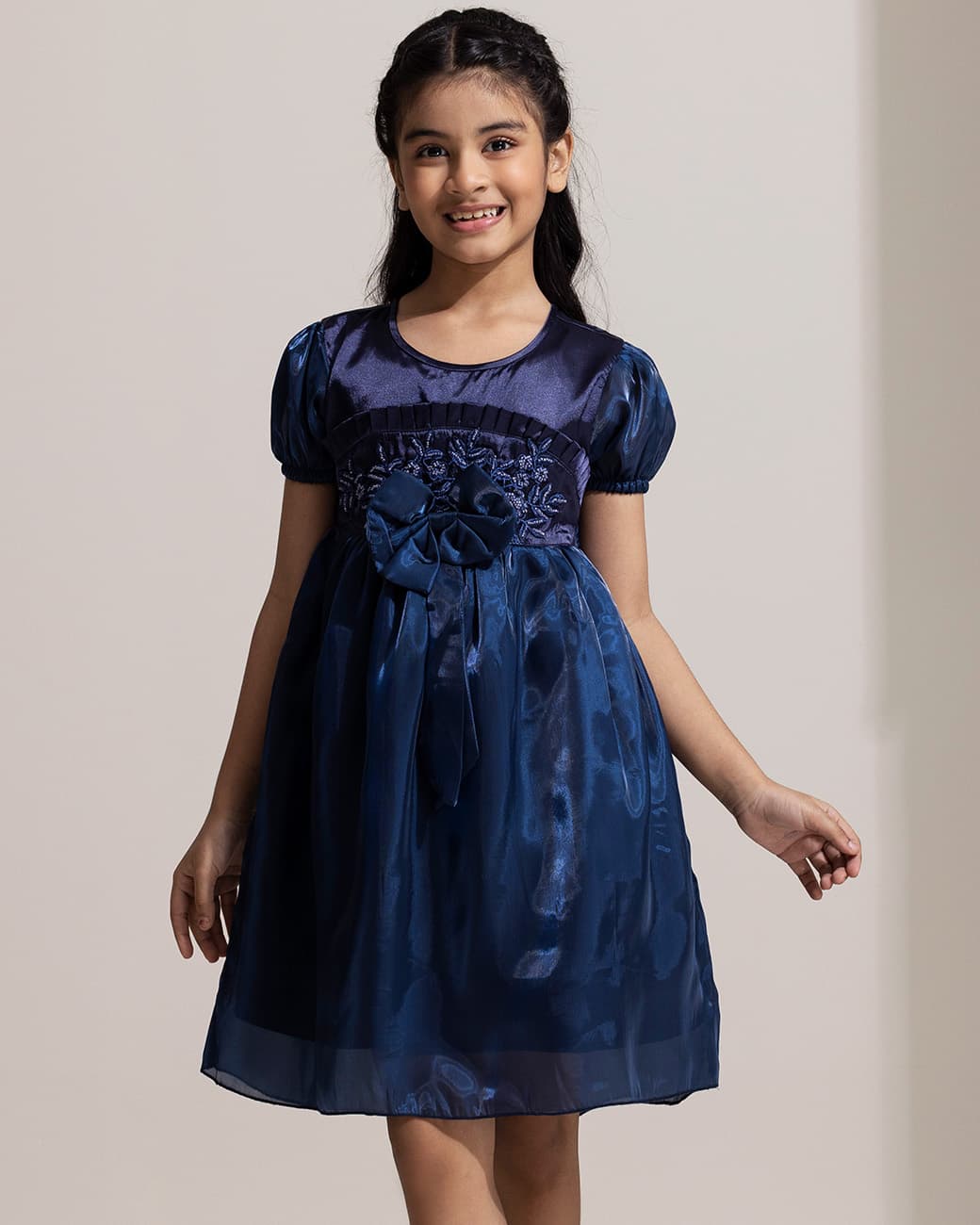 GIRLS FROCK (navy)