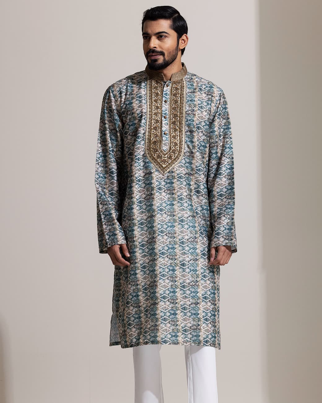 MENS PREMIUM PANJABI (green)