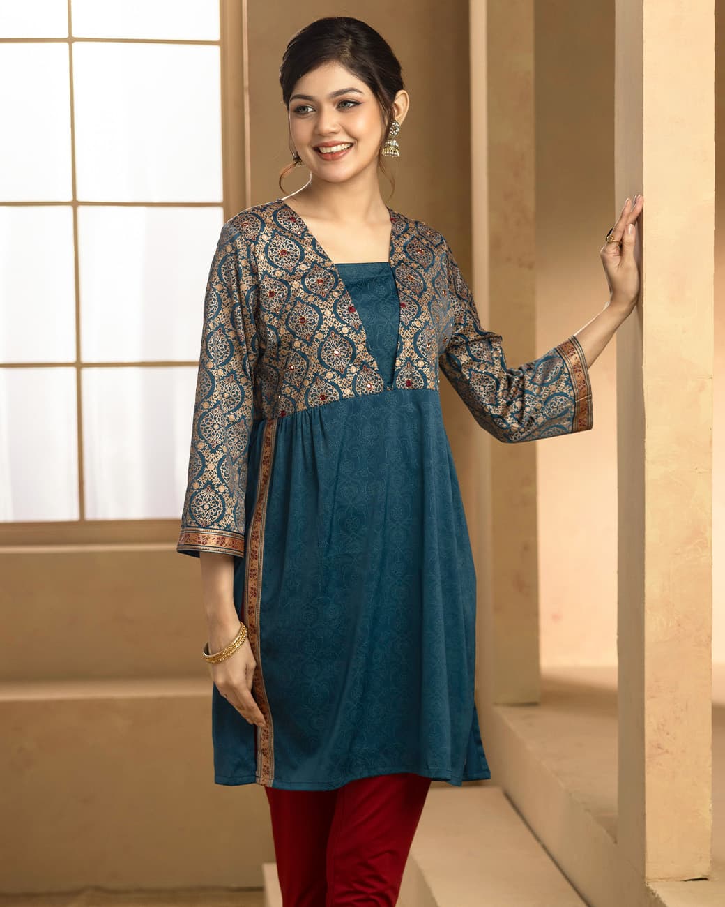 WOMENS KURTI (blue)