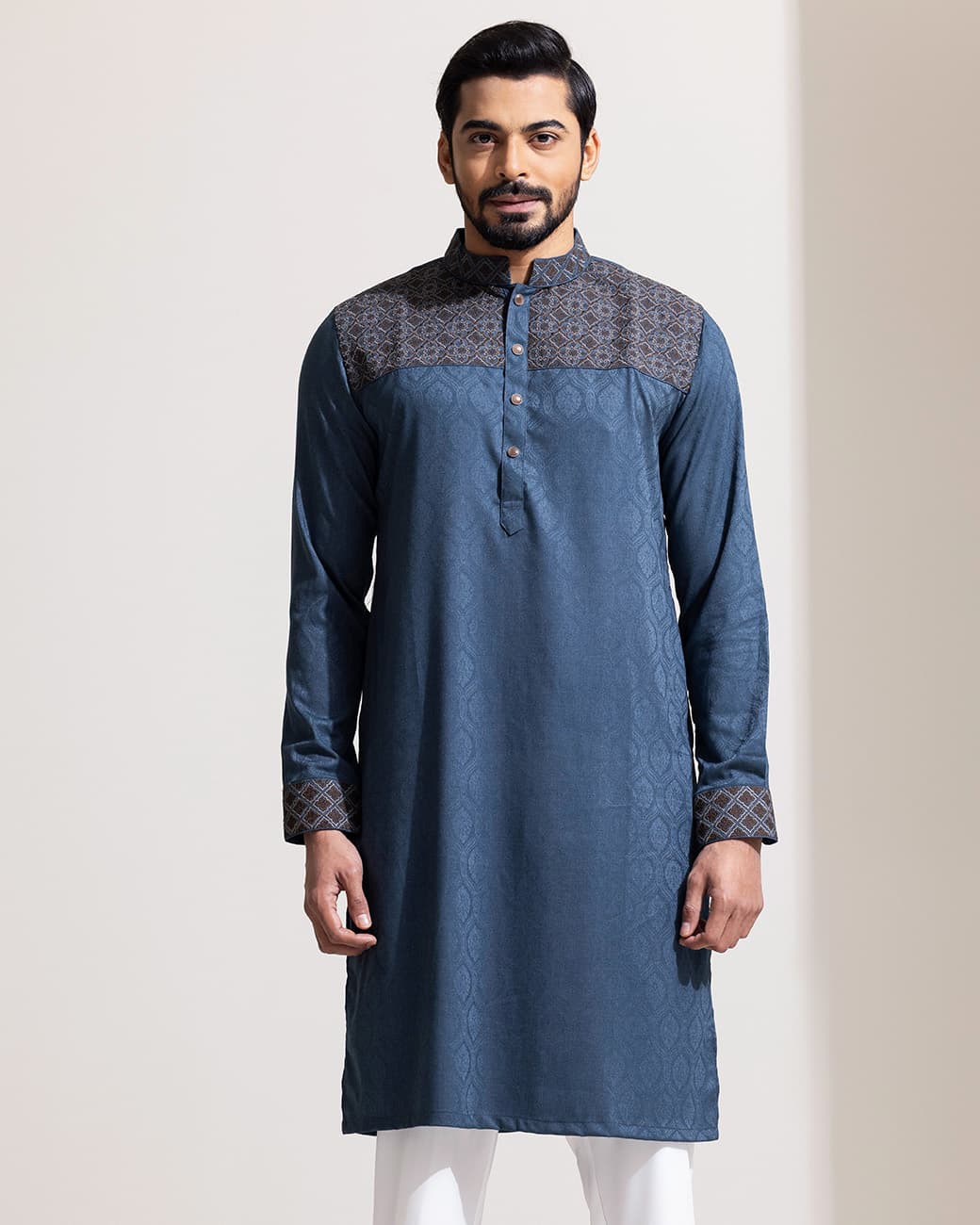 MENS PREMIUM PANJABI (s.blue)
