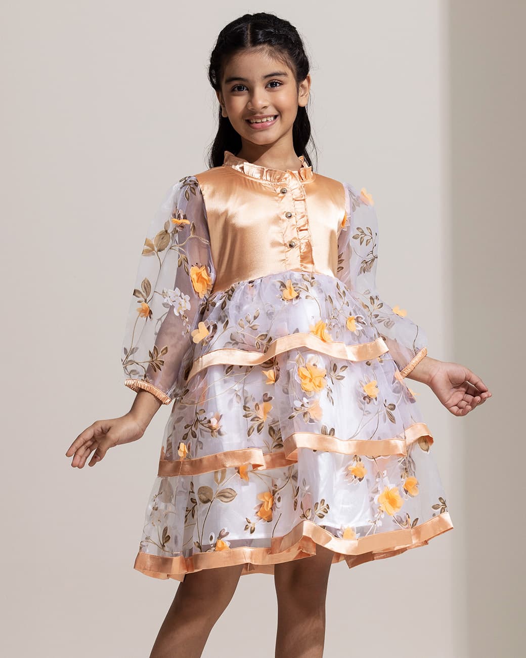 GIRLS FROCK (orange)