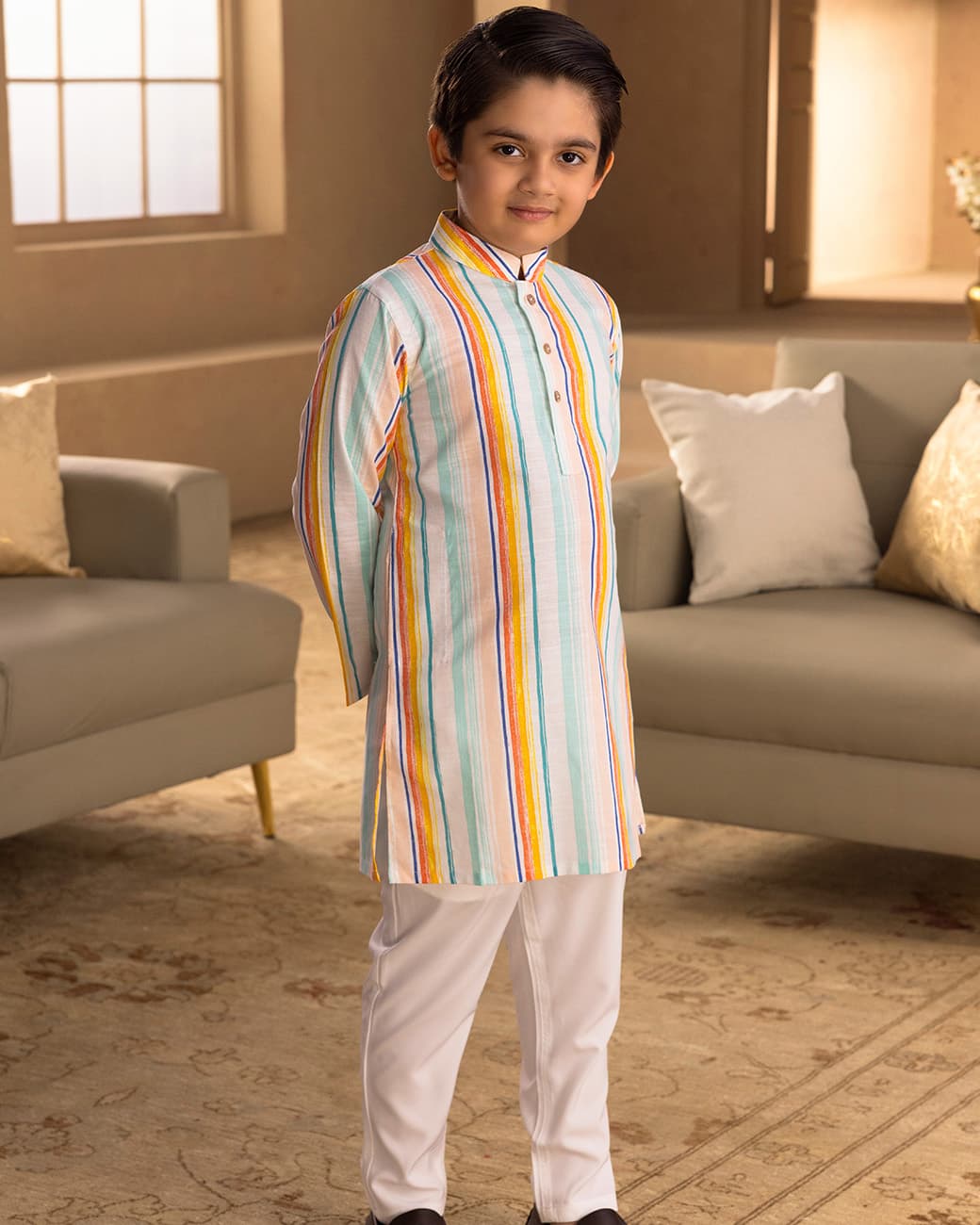 BOYS PANJABI (white)
