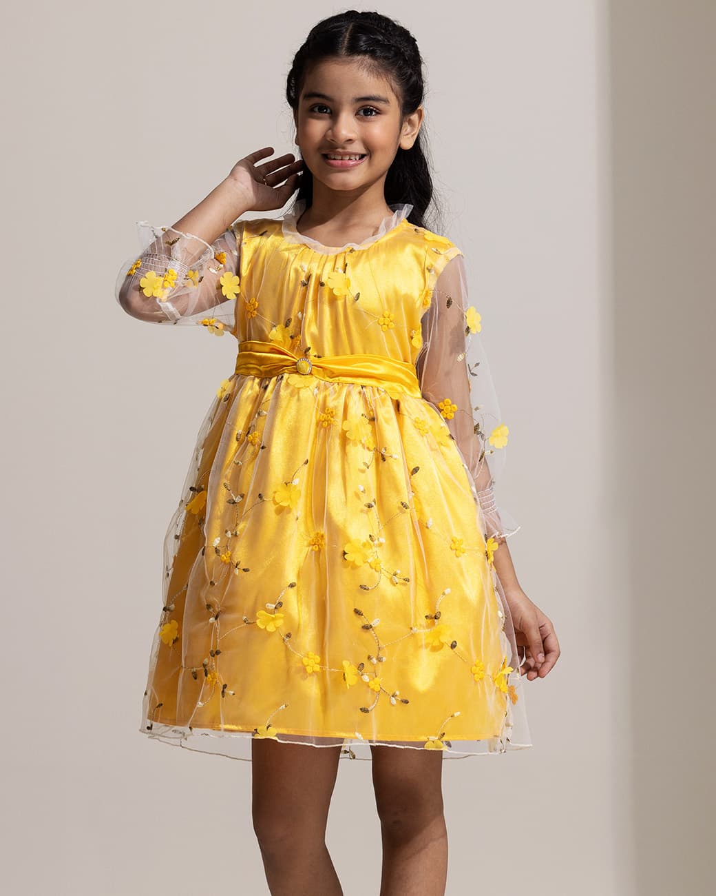 GIRLS FROCK (yellow)