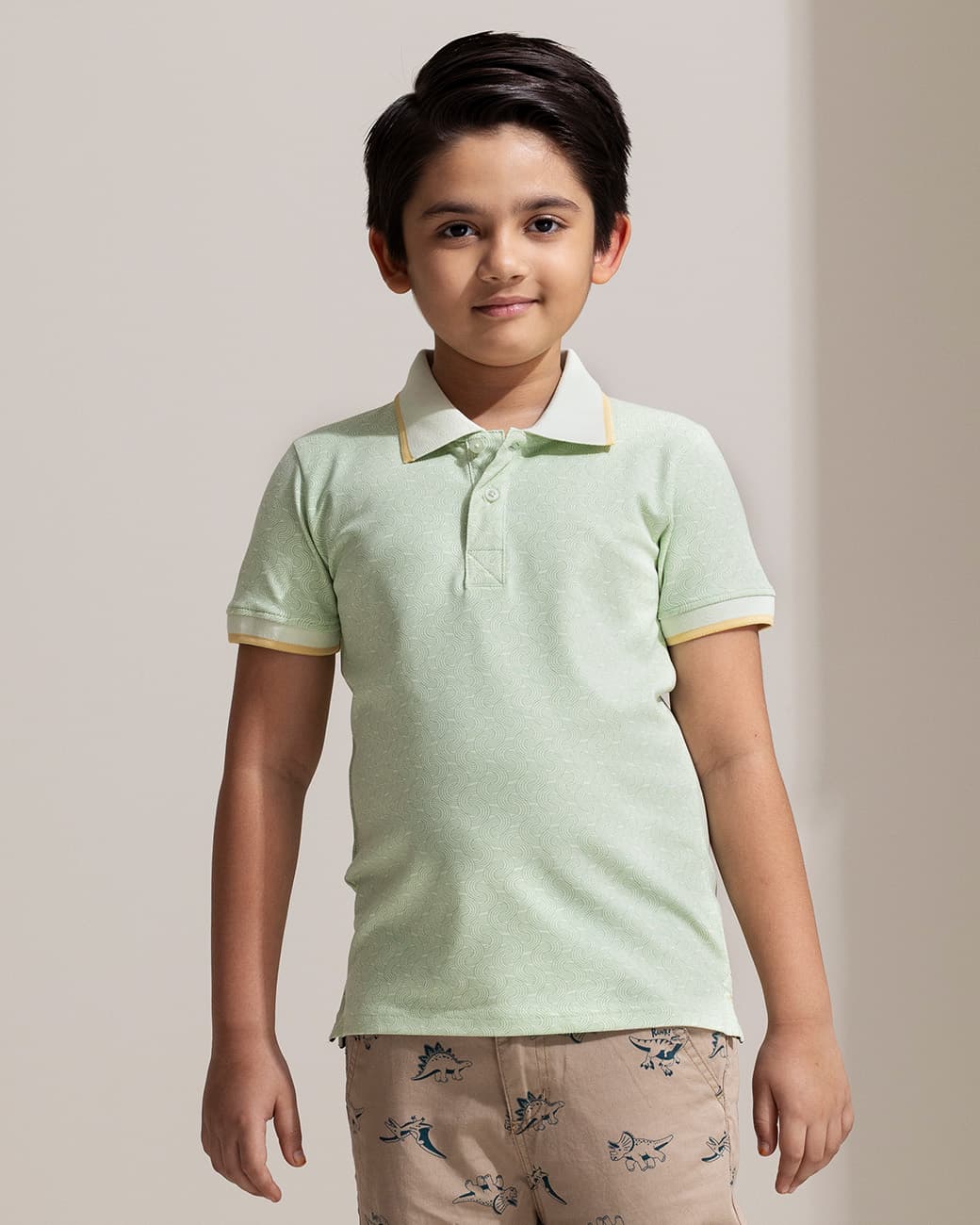 BOYS POLO SHIRT (lime_green)