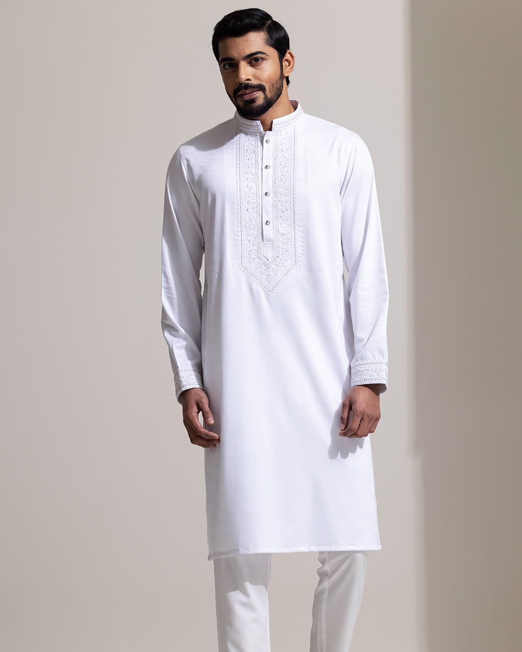 MENS PREMIUM PANJABI (white)