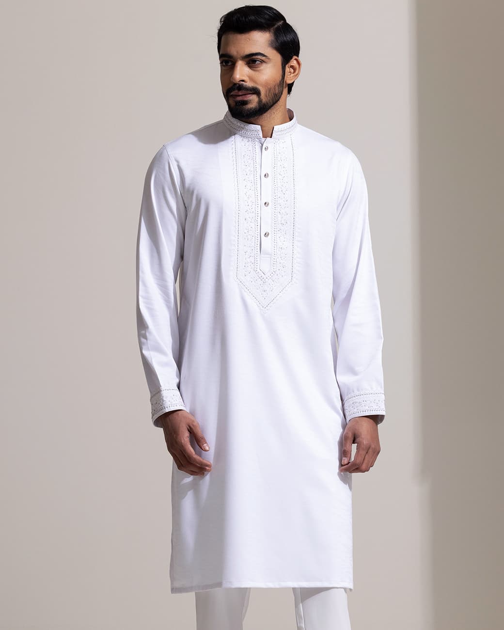 MENS PREMIUM PANJABI (white)