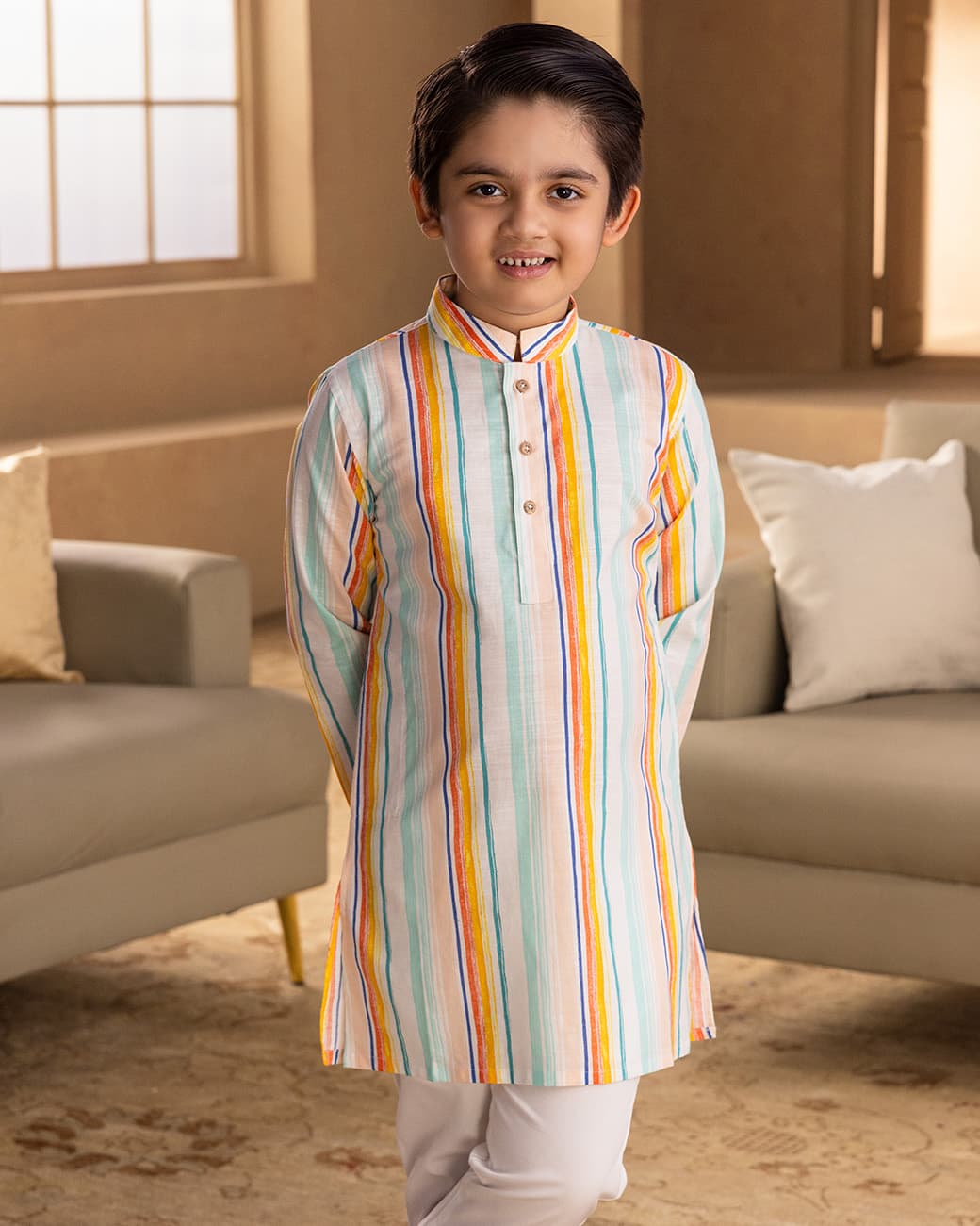 BOYS PANJABI (white)