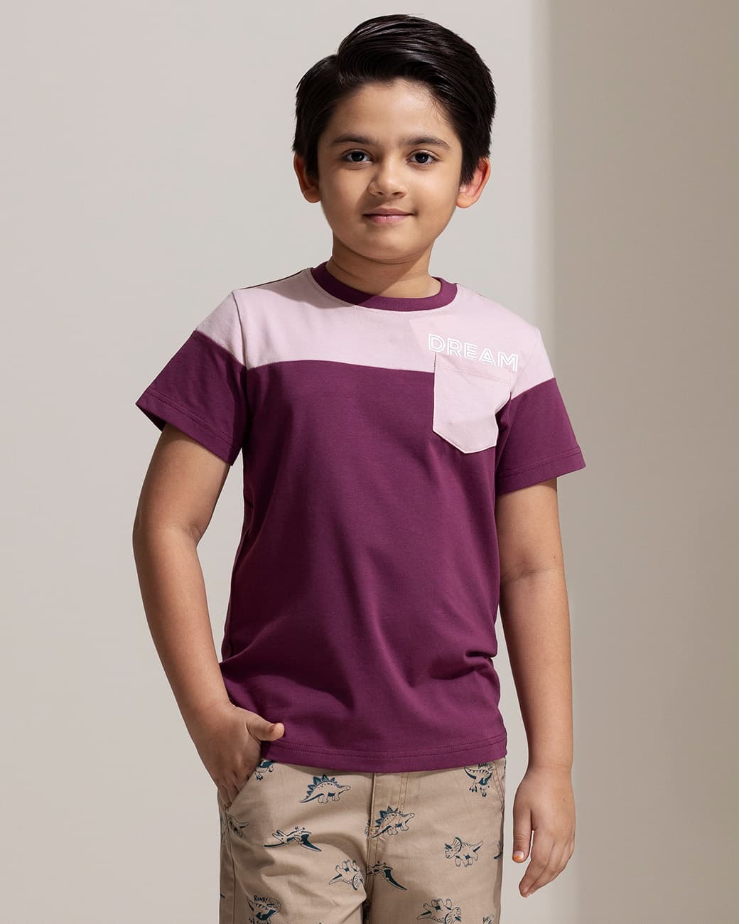 BOYS T-SHIRT (purple)