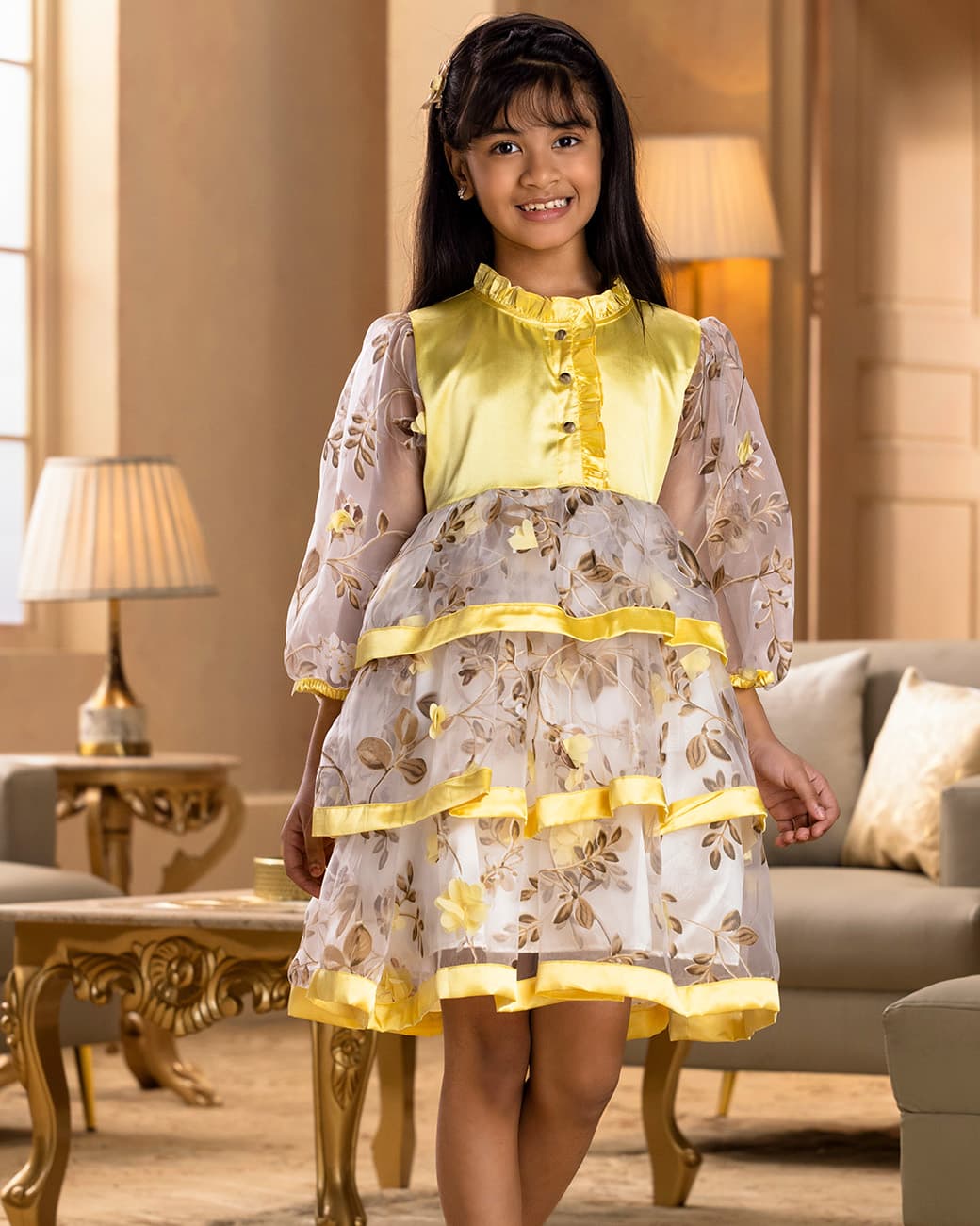 GIRLS FROCK (yellow)