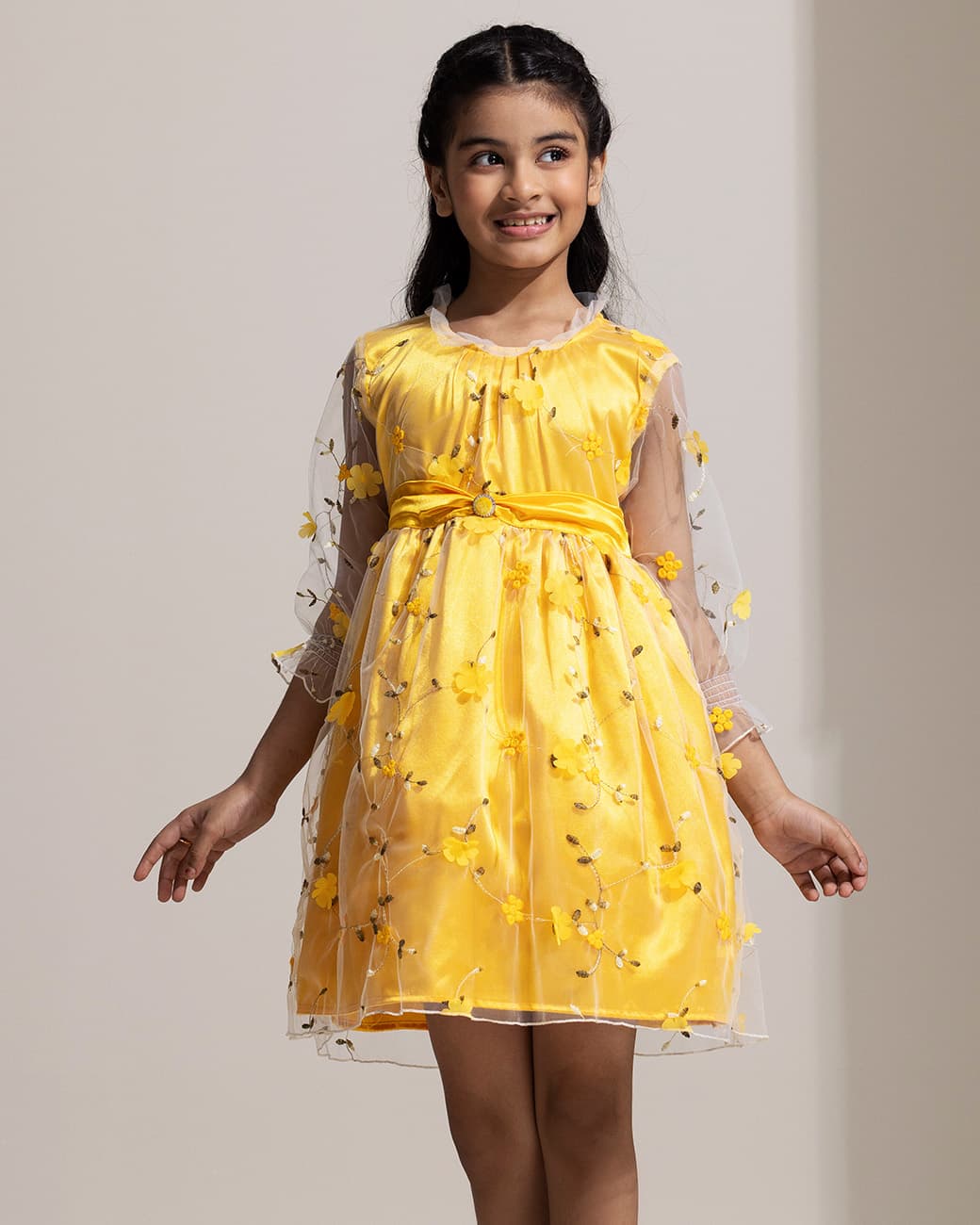 GIRLS FROCK (yellow)