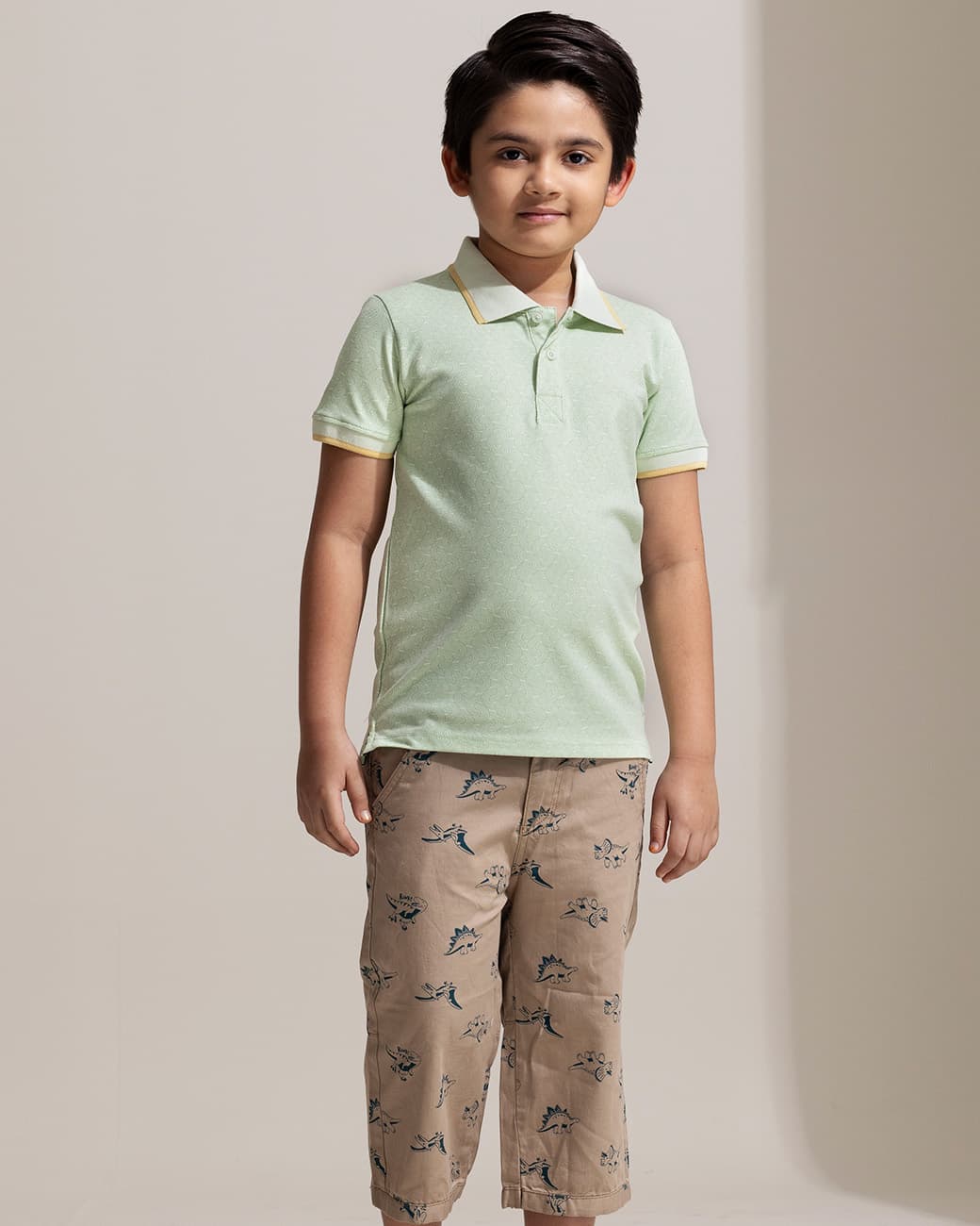 BOYS POLO SHIRT (lime_green)