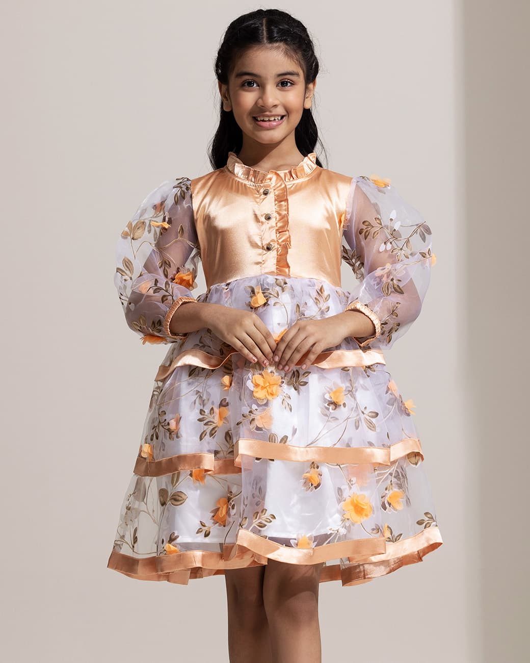 GIRLS FROCK (orange)