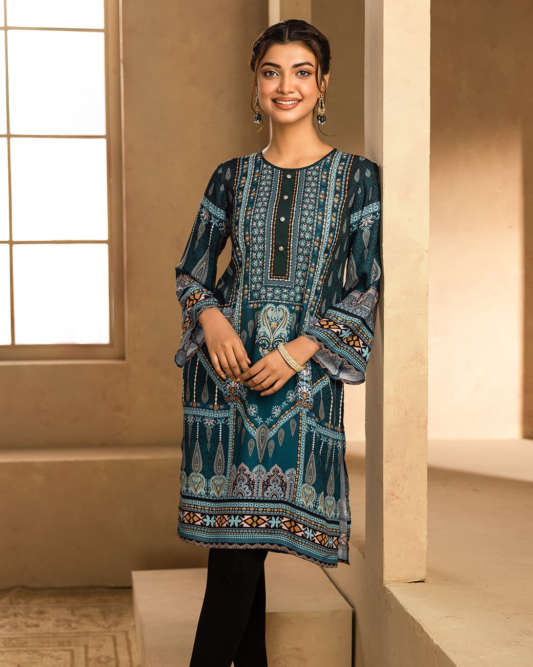 WOMENS KURTI (teal)