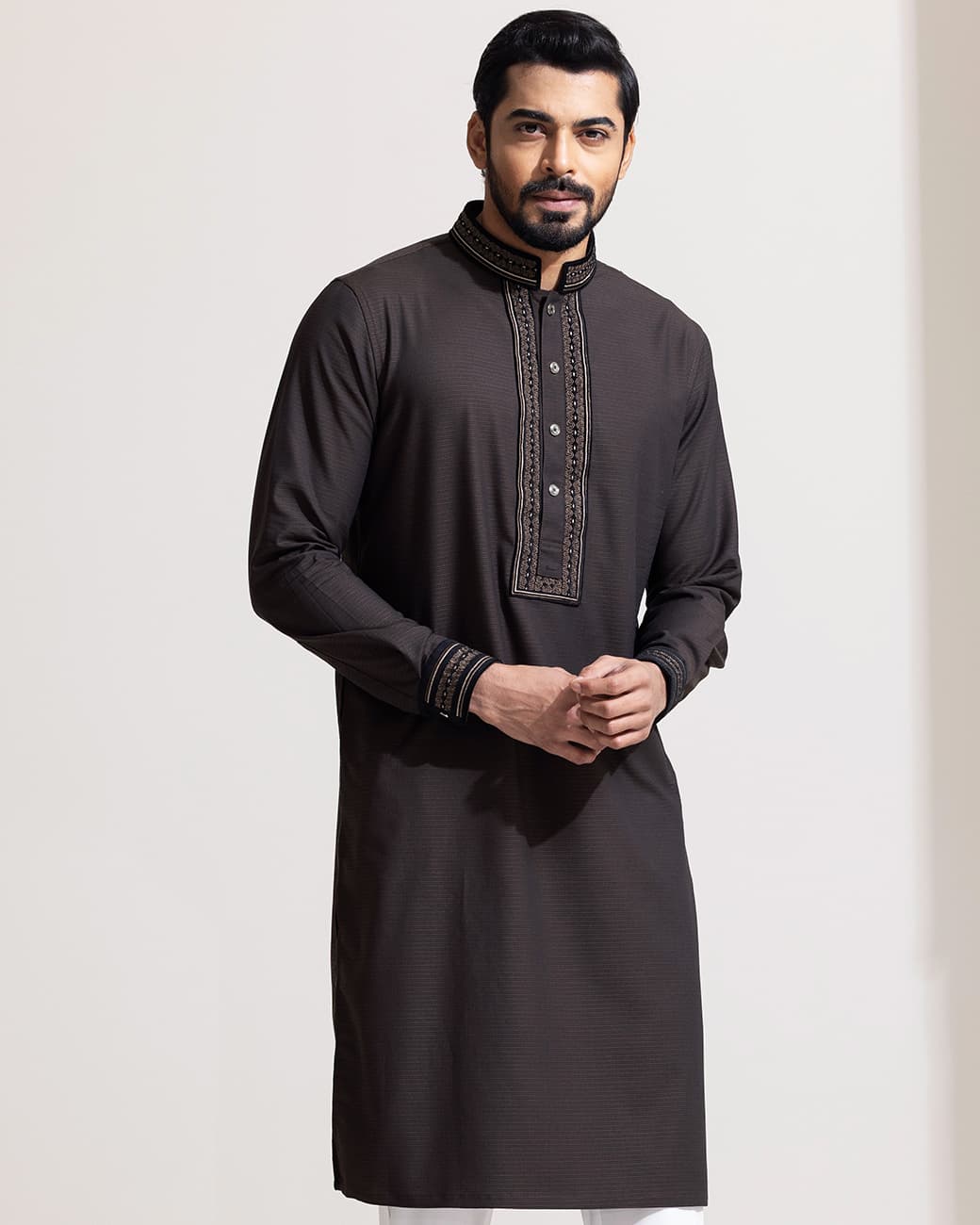 MENS PREMIUM PANJABI (brown)