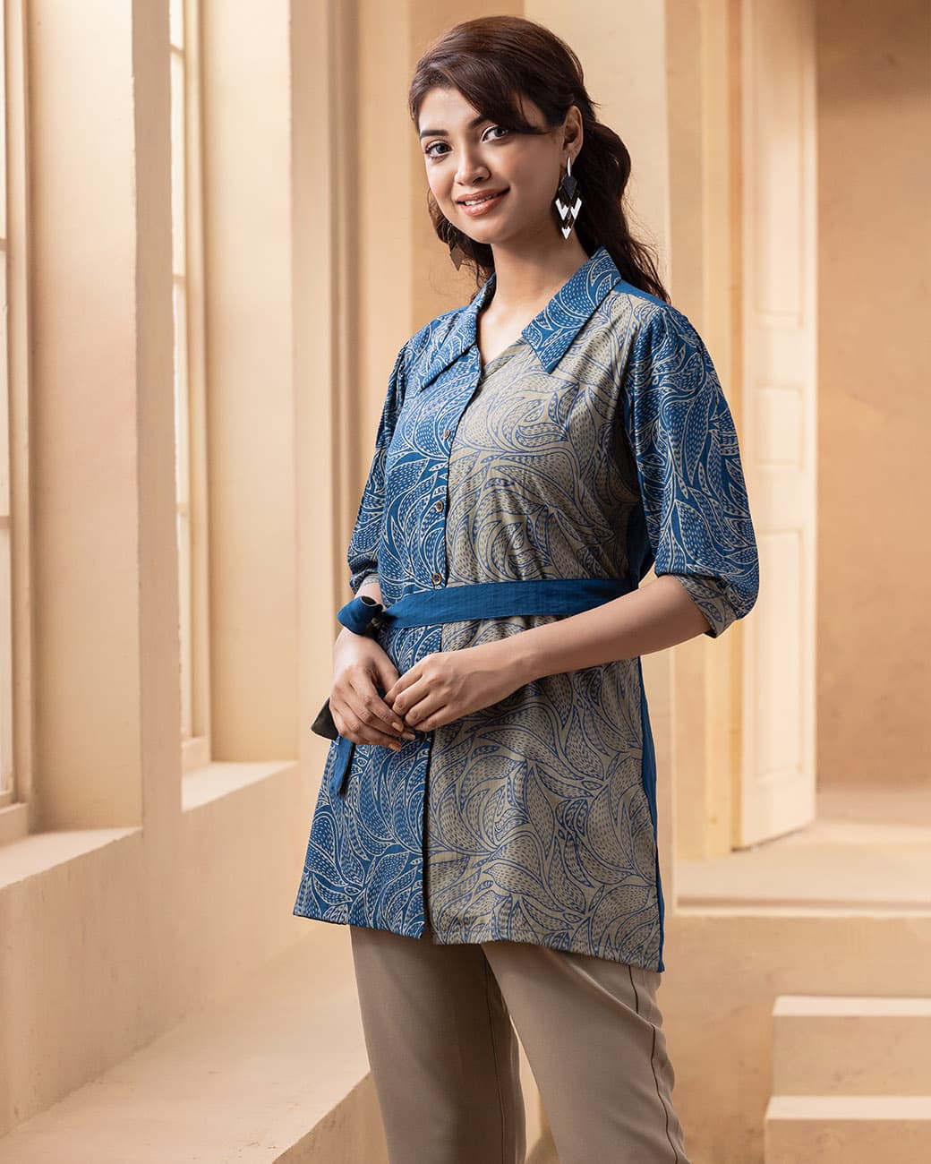 WOMENS TUNIC (blue)